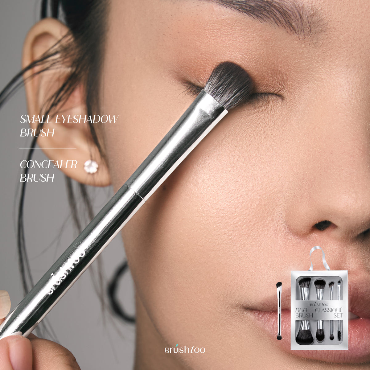 DUO CLASSIQUE BRUSH SET ชุดแปรงแต่งหน้า 4 ชิ้น 8 หัว