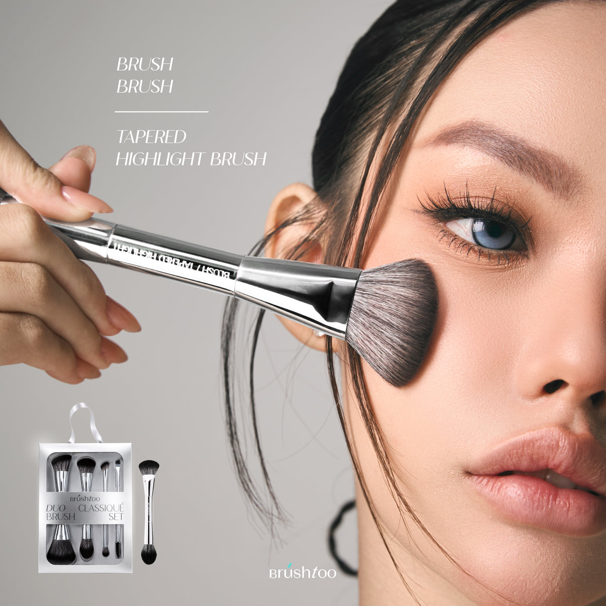 DUO CLASSIQUE BRUSH SET ชุดแปรงแต่งหน้า 4 ชิ้น 8 หัว