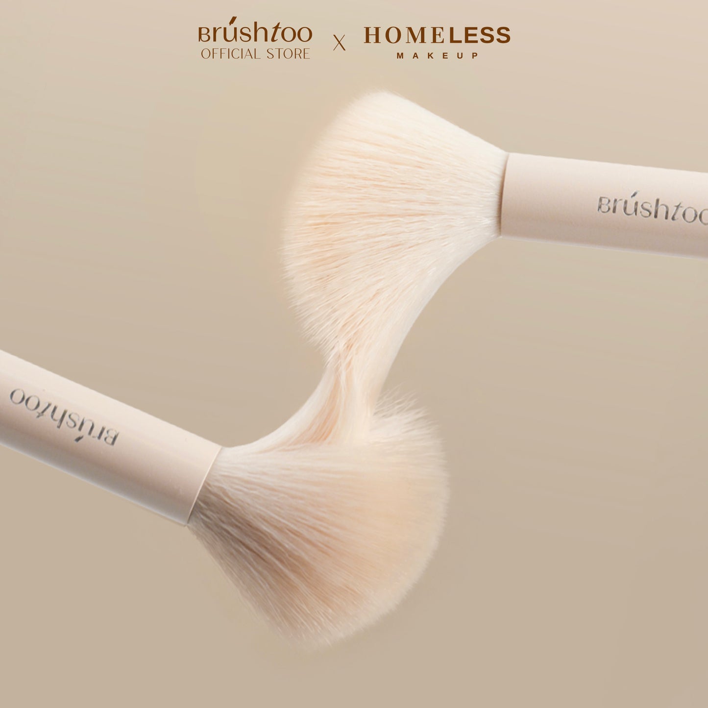 ชุดแปรงแต่งหน้า 10 ชิ้น(แถมฟรีน้ำยาล้างแปรง) Pro Eazy Brush Set BrushToo x HomelessMakeup