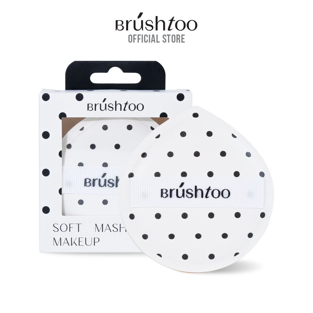 [ใหม่!] พัฟ ฟองน้ำแต่งหน้า เกลี่ยเมคอัพได้อย่างเนียนกริบ ใช้ได้แห้ง/เปียก BRUSHTOO SOFT MARSHMALLOW MAKEUP PUFF
