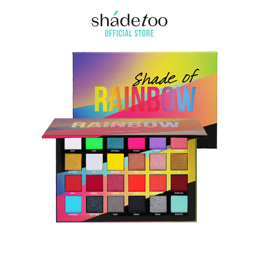 SHADETOO SHADE OF RAINBOW 24 Colors Eyeshadow Palette อายแชโดว์ 24 สี เฉดสีเรนโบว์ สดใส