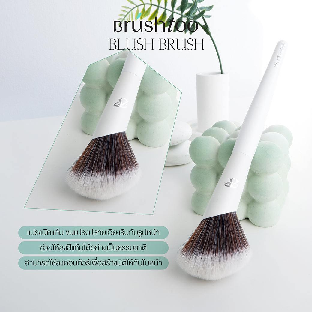 [เซ็ต7ชิ้น] BrushToo Complete Brush Set เซ็ตแปรงแต่งหน้าขนสังเคราะห์ + ฟองน้ำลงรองพื้น แถมฟรี กระเป๋าใส่แปรง