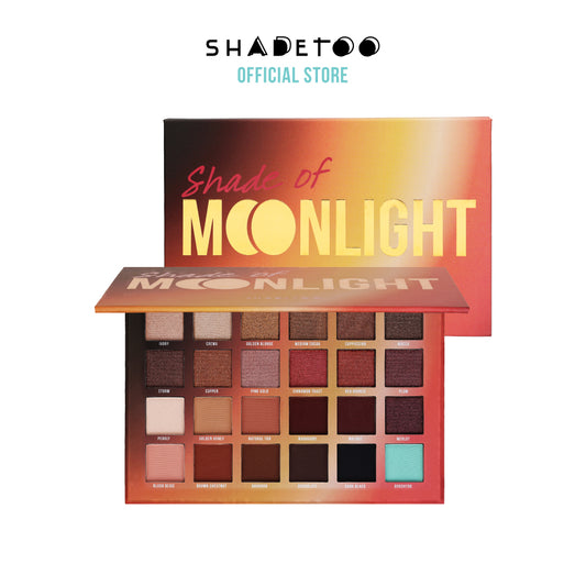 SHADETOO SHADE OF MOONLIGHT 24 Colors Eyeshadow Palette อายแชโดว์ 24 สี เฉดสีโทนน้ำตาลชมพู